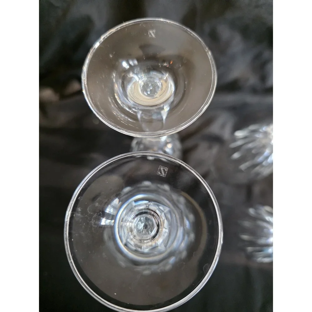 Set of 4 Zwiesel Glas Crystal Champagne Wine Flutes–8